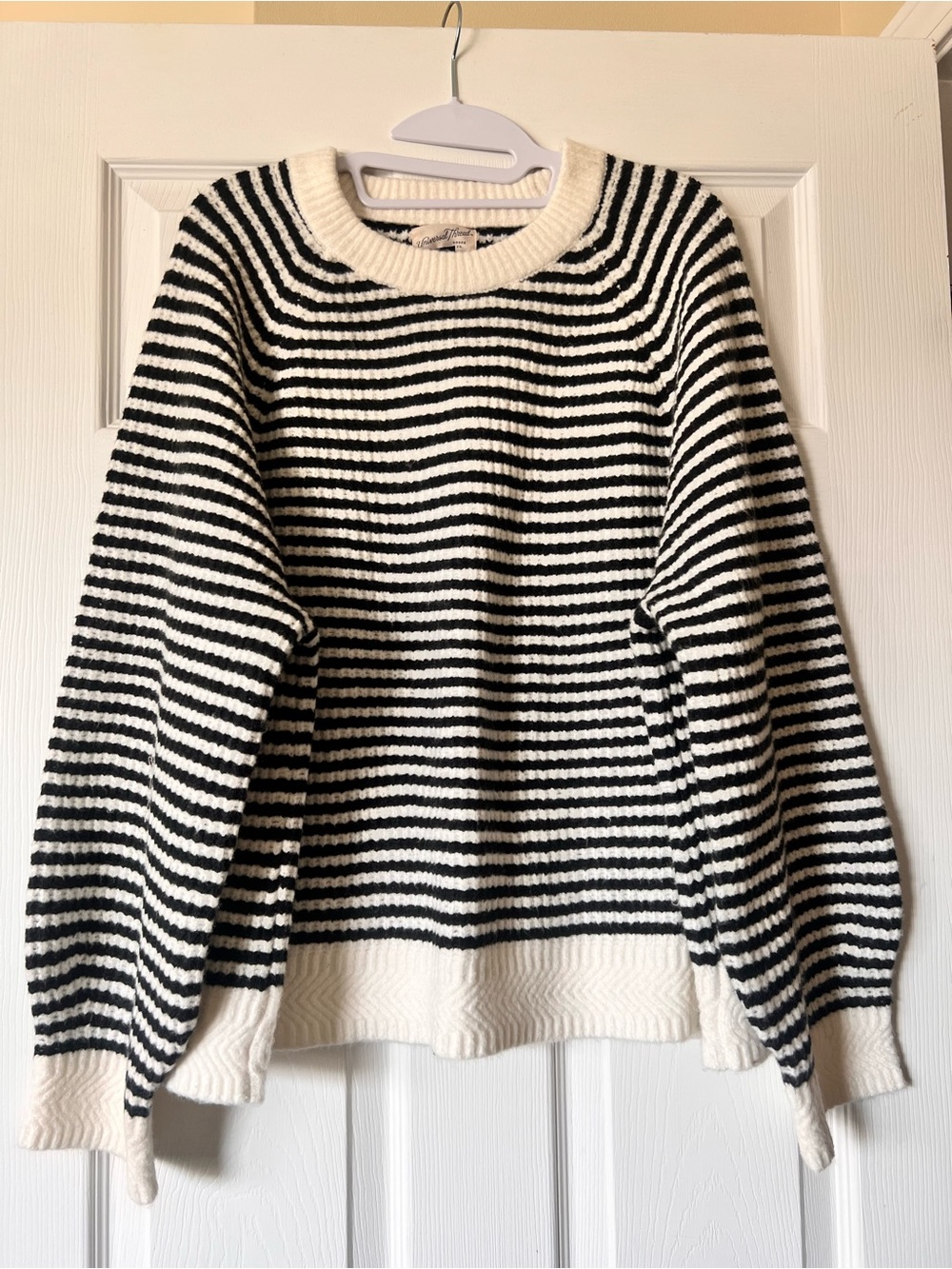 Thick Cozy Striped Sweater